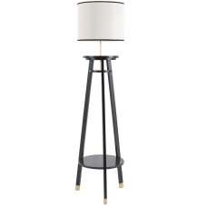 Ορθοστάτης 1xE27 230V Μαύρος 955CAROL1F/BL